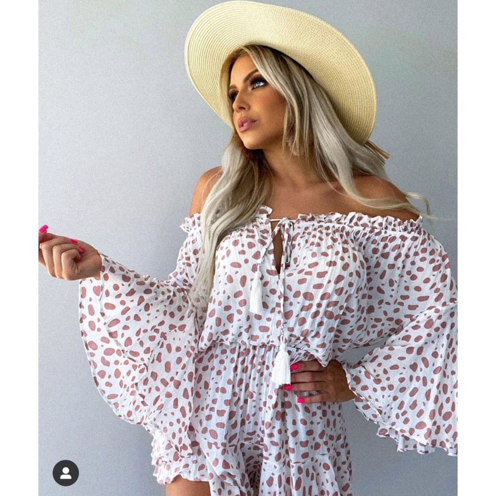 Off the shoulder romper